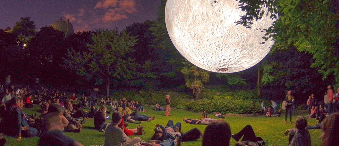 Luke Jerram's Giant Illuminated Lunar Replica